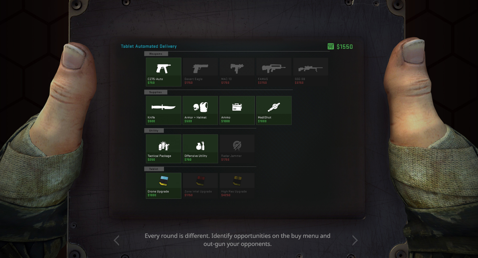 Планшет в CS:GO