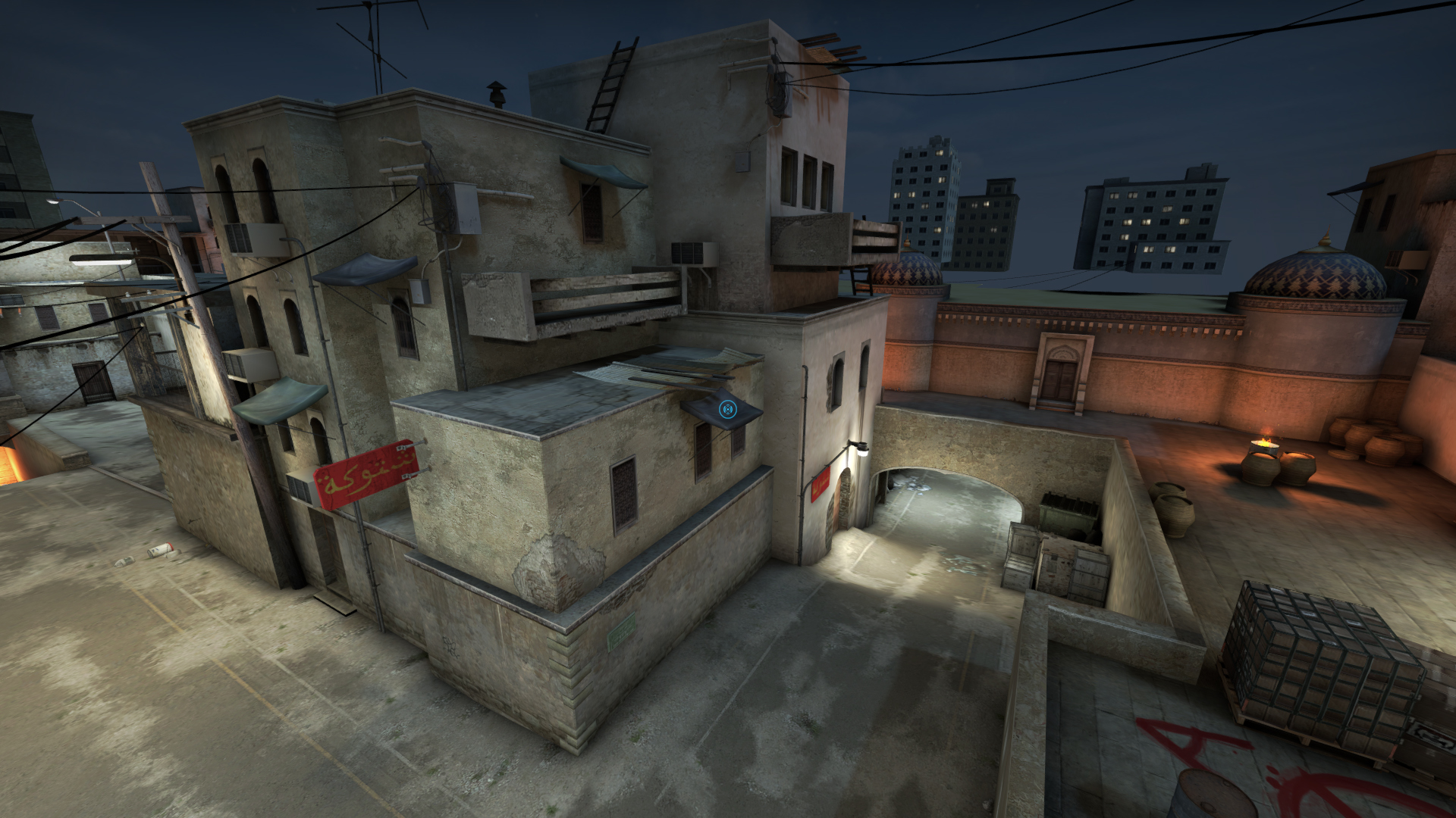 Скачать карту Dust 2 Night (Ночной) для CS2 — 2026