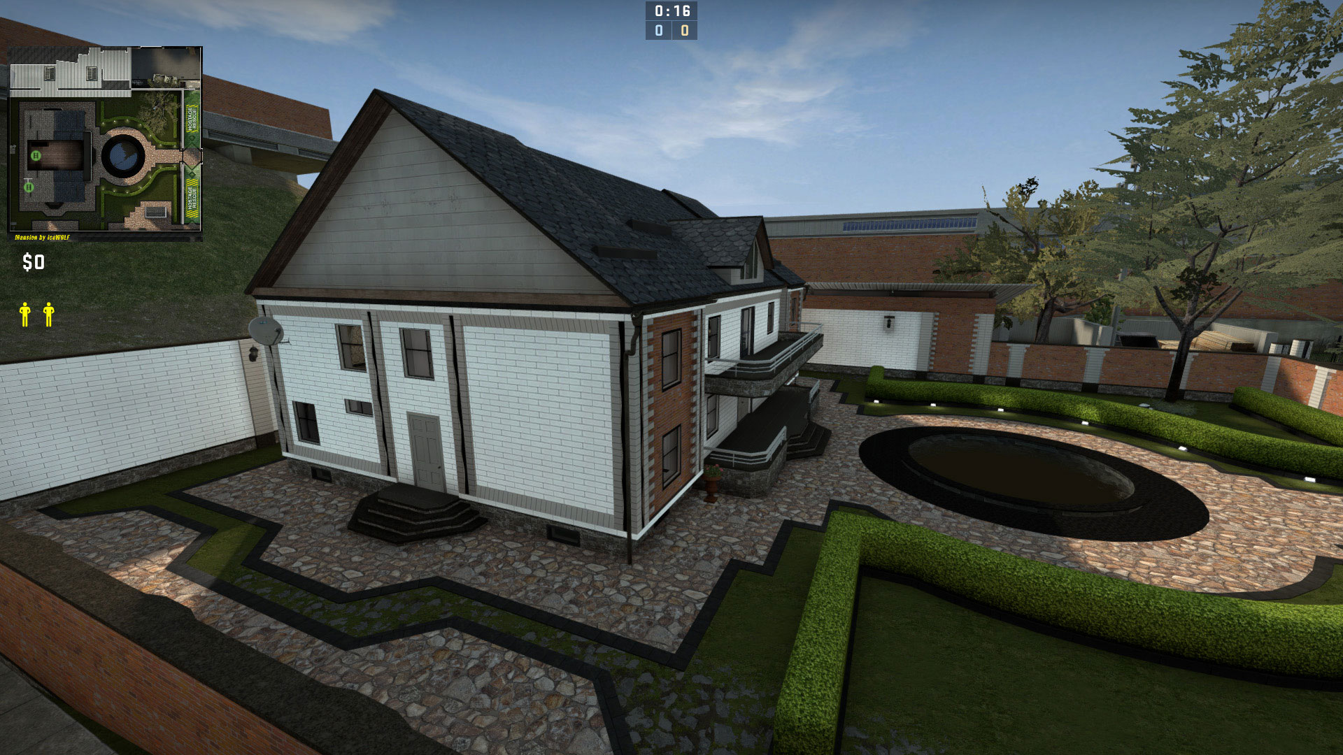 Скачать карту Mansion для CS GO