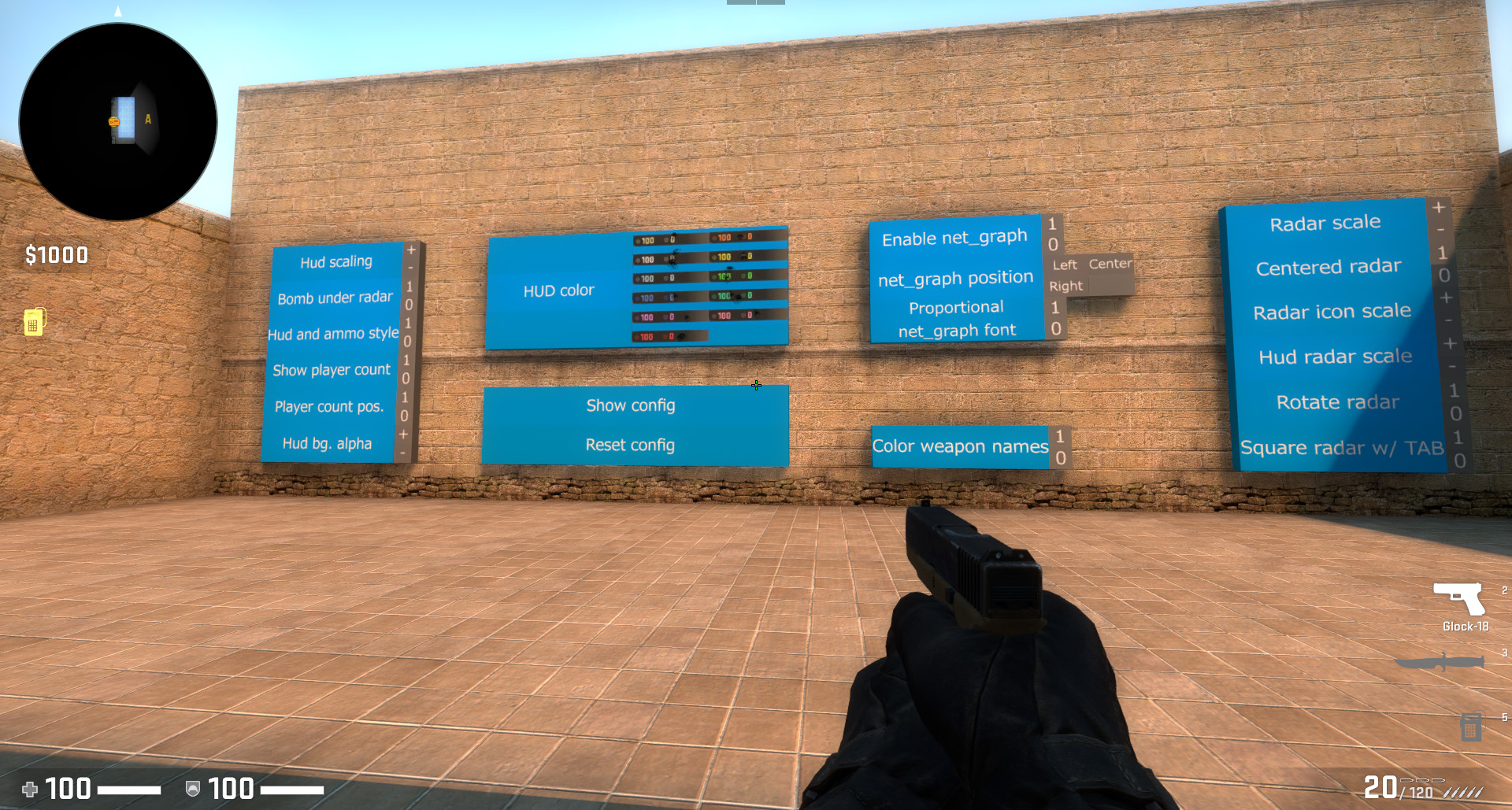 Скачать карту HUD Generator для CS2