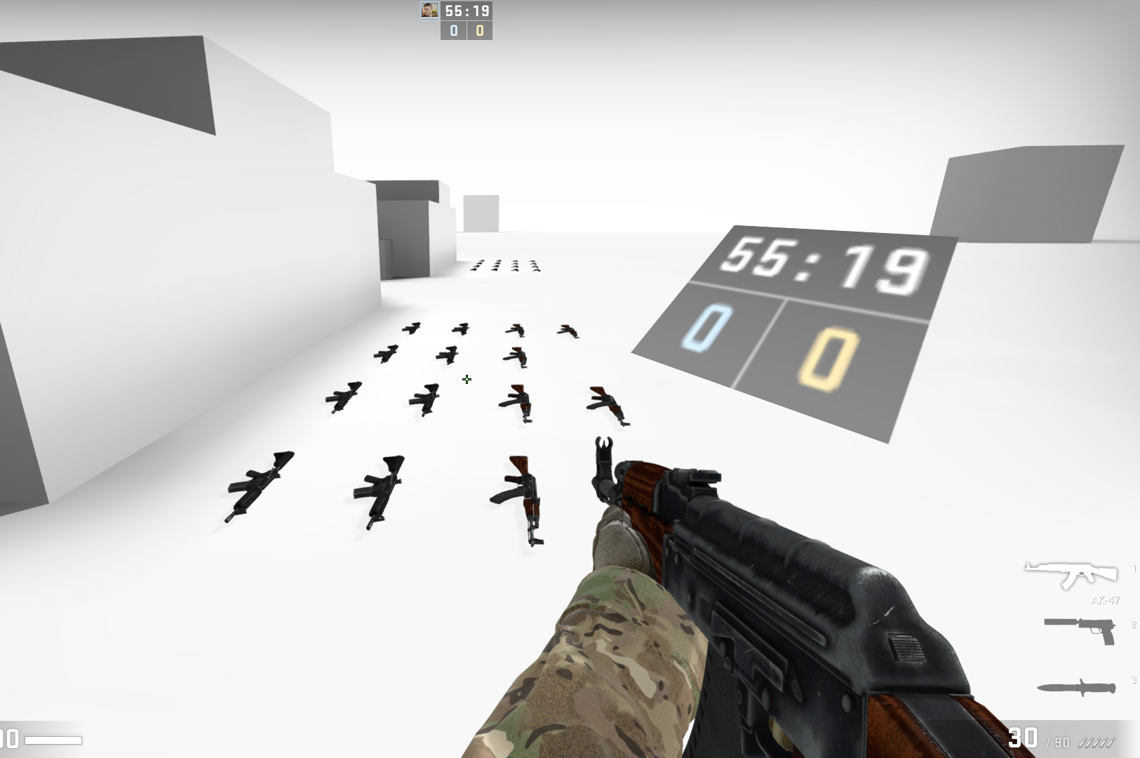 Как сделать бесконечный раунд в CS:GO