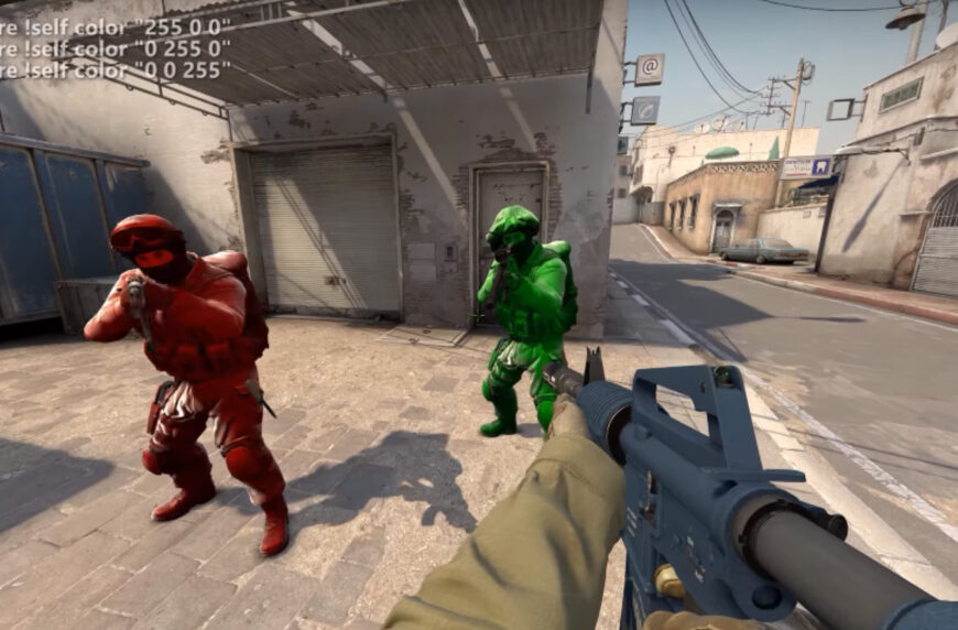 Как сделать разноцветных тиммейтов в CS:GO