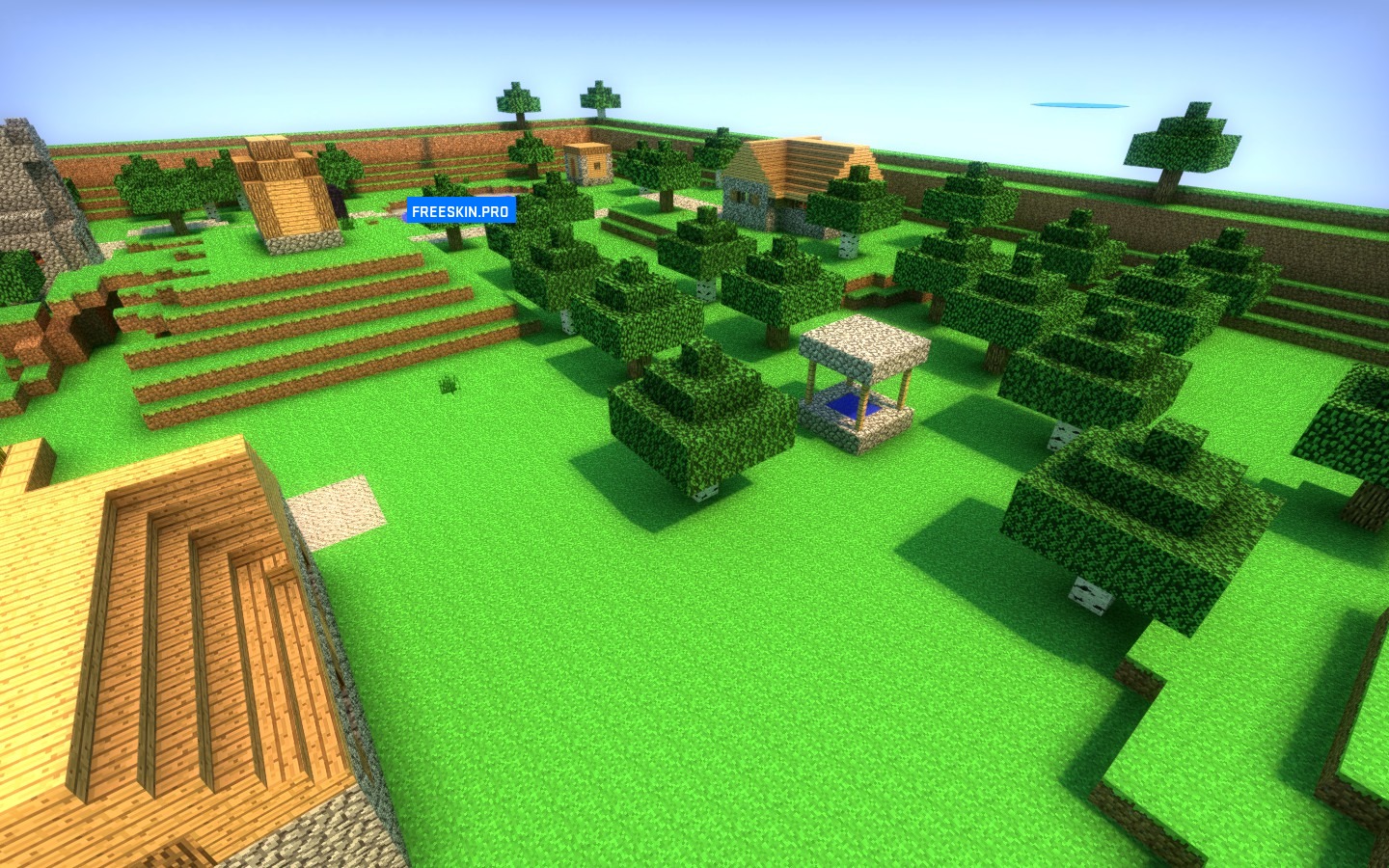 Скачать карту Hide and Seek - Minecraft Village для CS2