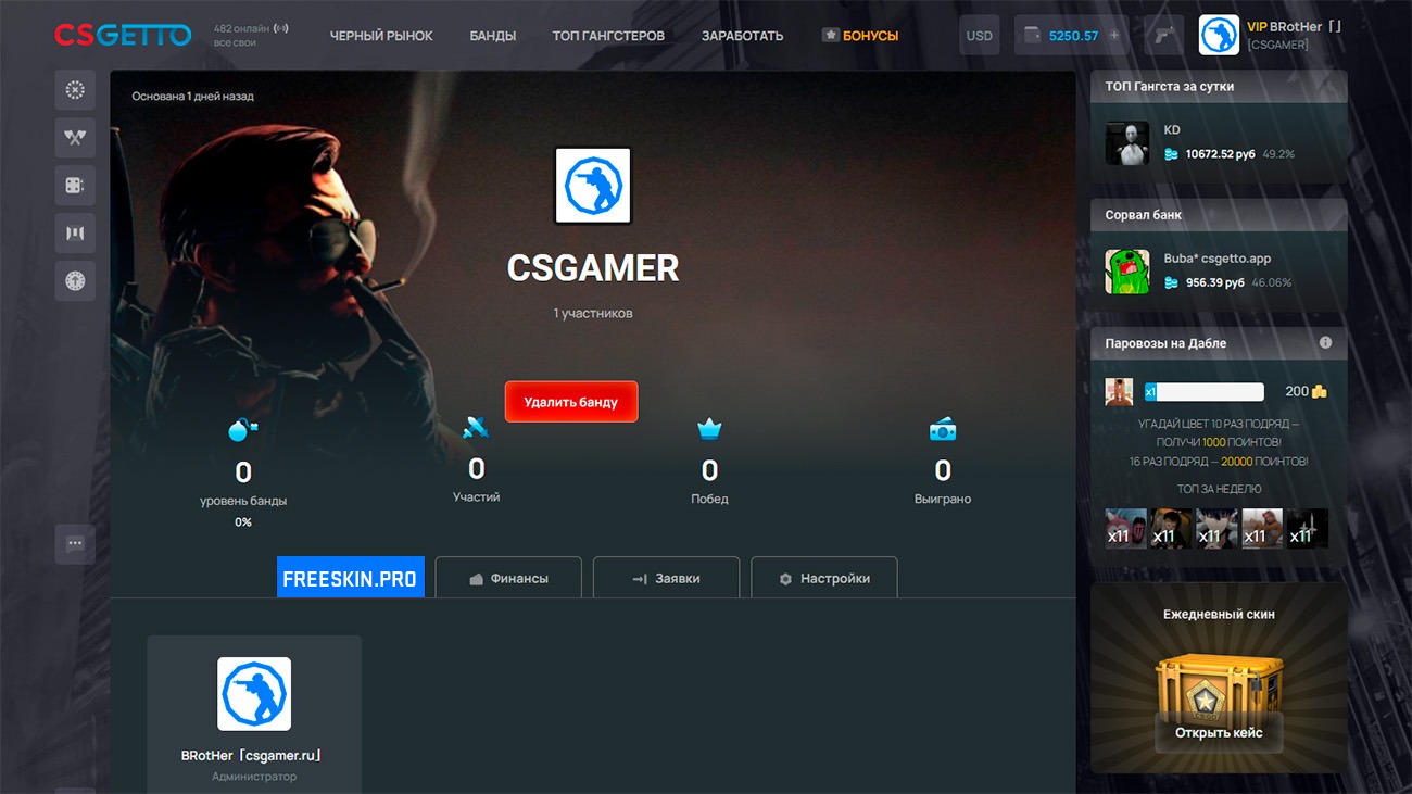 Банды на CSGETTO