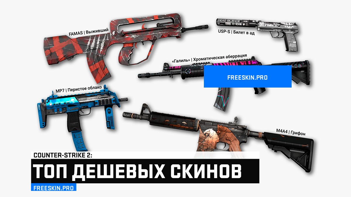 Скины до $1