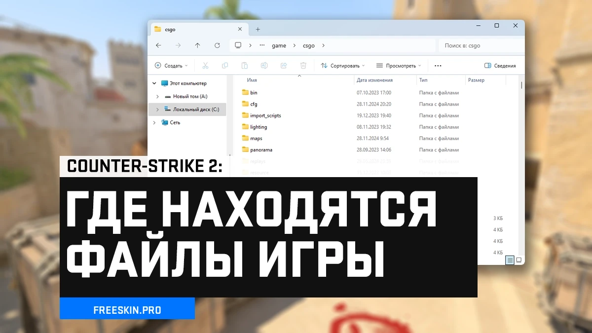 Файлы игры CS2 – где находятся и хранятся файлы от Counter-Strike 2