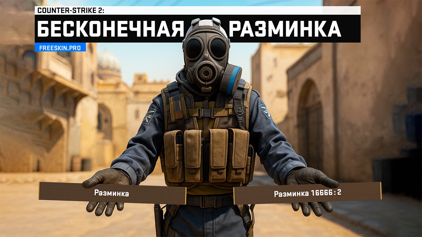 Бесконечная разминка в CS2: как включить через консоль и меню тренировки