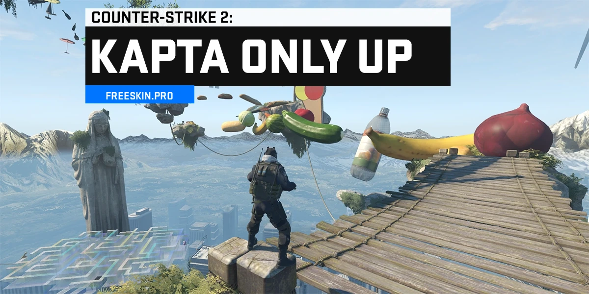 Игра Only Up в CS2: Популярные карты из мастерской Steam