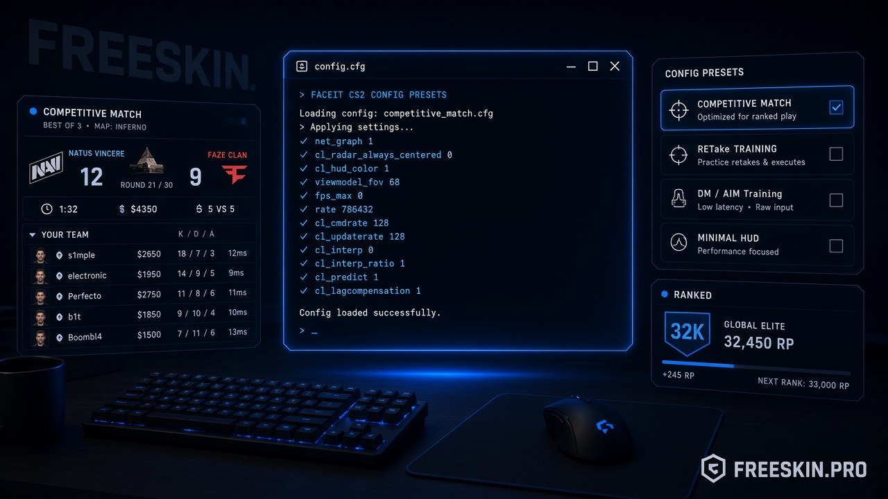 Конфиг и пресеты CS2 под FACEIT