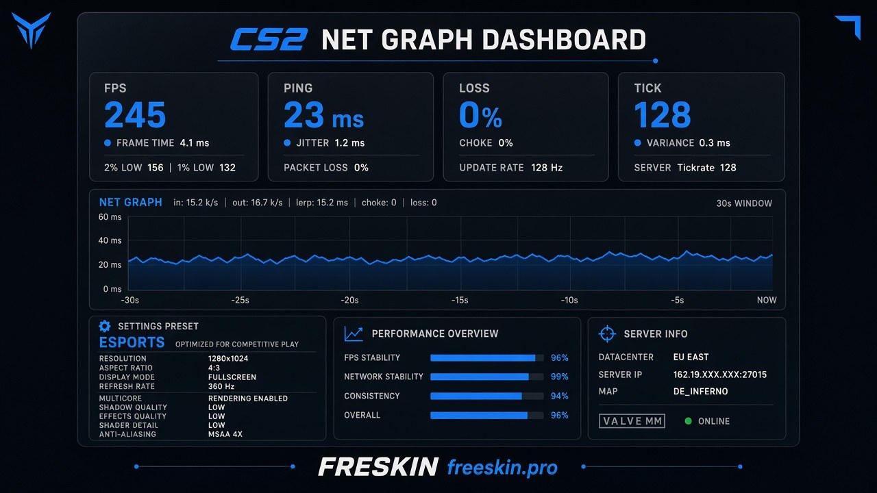 Диагностика сети для CS2