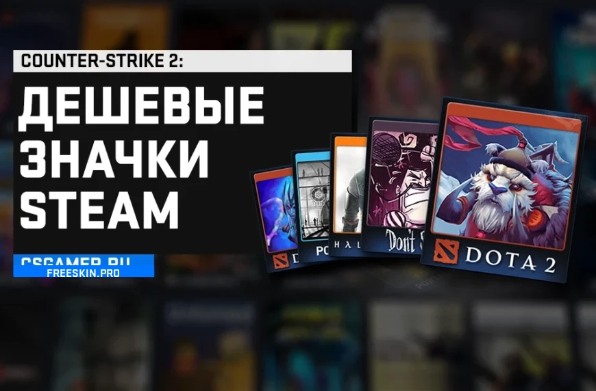 Самые дешевые значки Steam для быстрой прокачки уровня