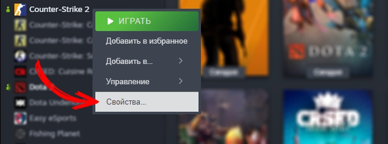 Свойства CS2